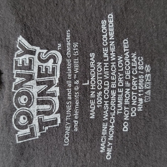 LOONEY TUNES TEE SHORT SLEEVE CREWNECK TSHIRT WILE E COYOTE BOXY LARGE MENS TOP - Picture 5 of 14